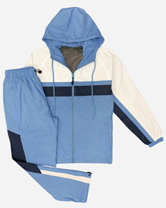 Conjunto Deportivo Unisex con Capucha, Color Negro y Verde Oliva, Cierre de Cremallera en Manga Larga, Ropa Deportiva Informal para Adultos, Ropa de Otoño - Product Image 6