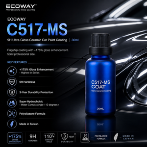 ECOWAY C517-MS 30ml Ultra-Gloss 9H Ceramic Car <b>Paint</b> Coating with 175% Gloss Enhancement for Automotive Protection Shield OEM - Product Image 2