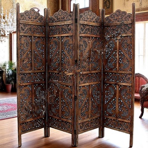 Có Thể Gập Lại Di Chuyển Gấp Màn Hình Cho Phòng Khách Hoặc Khách Sạn Sàn Phòng Divider Phân Vùng Thiết Kế Phòng Divider Handmade - Product Image 2