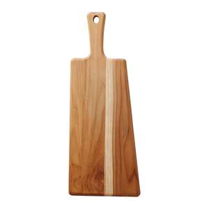 Planche à servir et à découper en bois massif de qualité supérieure avec poignée, compatible lave-vaisselle, non toxique, épaisseur 1,3 cm - Product Image 3