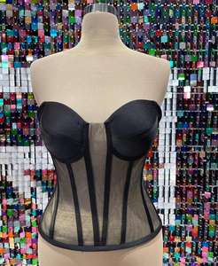 Corset Vintage Femme Overbust Sexy en Cuir Écologique Respirant pour Grandes Tailles, Effet Amincissant et Contrôle Moyen du Ventre - Product Image 6