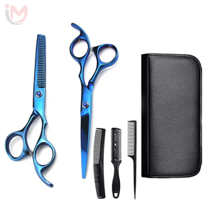 Kit Profesional de Barbería con Tijeras para Cortar el Cabello, Tijeras de Entresacar, Kit Multiusos para Corte de Cabello en Casa, Salón o Barbería - Product Image 2