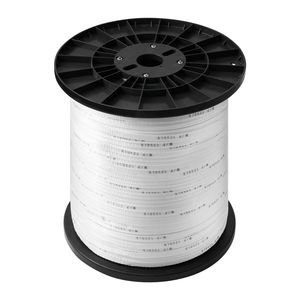 Cavo in poliestere resistente con cordino, larghezza 1,27 cm, lunghezza 160 m, carico massimo 567 kg, con marcature di misurazione per l'organizzazione dei cavi e fascette stringicavo - Product Image 2