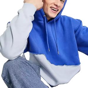 Customized Logo Hoodie Oversized <b>Men</b> Elastic Waistband Drop Shoulder Acid Wash Hoodies <b>Crop</b> <b>Top</b> Street Wear Hoodies 2026 - Product Image 4