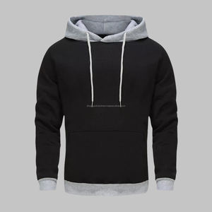 Sudadera con capucha de gran tamaño de algodón de alta calidad con logotipo personalizado bordado en 3D Impresión digital al por mayor para la temporada de invierno - Product Image 2