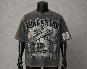 เสื้อยืดโอเวอร์ไซส์ลายกราฟิกผู้ชาย ผ้าคอตตอนหนานุ่ม สไตล์วินเทจ สตรีทแวร์ ทรงหลวมไหล่ตก ลุคดิสเทรส ยี่ห้อ OEM แบบฟอกสี - Product Image 6