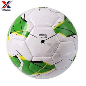 Ballon de football de taille officielle en PVC TPU durable, unisexe, pour adultes, entraînement professionnel, logo personnalisé, conception OEM TATA PAK - Product Image 2