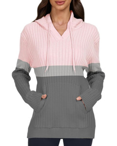 Sudaderas con Capucha para Mujer, Manga Larga, Transpirables, de Secado Rápido, con Logotipo Frontal, de Alta Calidad, en Oferta - Product Image 1