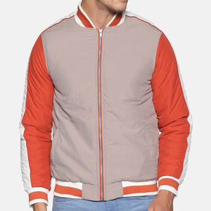 Vêtements d'extérieur surdimensionnés personnalisés de haute qualité - Blouson bomber pour homme personnalisé 100% coton respirant - Product Image 2
