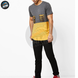 Camiseta de Hombre de Primera Calidad, en Oferta, Estilo Desgastado, Corte Regular, Manga Regular, Cuello Redondo, Transpirable, de Tela de Lona, Personalizable, 220 g/m² - Product Image 4