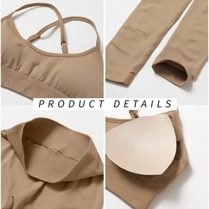 Ensemble de pantalons de yoga colorés à taille haute, confortables et élastiques, pour femmes - Product Image 6