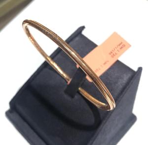 AFFORDABLE PLAIN BRACELET SET 18KT <b>SOLID</b> ROSE <b>GOLD</b> ENGAGEMENT WEDDING GLAM EVENT PARTY DAILY OFFICE USE GIFT UNISEX - Product Image 1