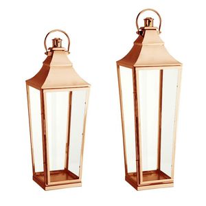 Rustic Vintage Metal <b>Candle</b> <b>Lantern</b> Set Decorative Hurricane <b>Lanterns</b> For Patio Wedding And Home Decoration Wholesale - Product Image 4
