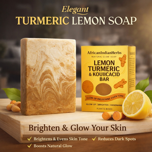<b>Lemon</b> Turmeric and Kojic Acid Bar for Brightening Cleansing Smooth Skin and Daily Beauty Care Support - Product Image 4