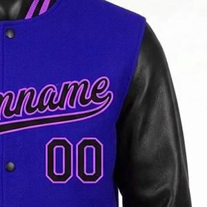 New Best Design Leather <b>Jacket</b> Chenille Embroidery Wool Letterman Bomber School College University <b>Light</b> Weight Varsity <b>Jacket</b> - Product Image 5
