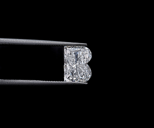 Diamante único de 1.10 ct, corte B, cultivado en laboratorio, VVS-VS, color E,F, CVD, piedra suelta de fantasía, diamante alfabético cultivado en laboratorio, hecho a pedido. - Product Image 1