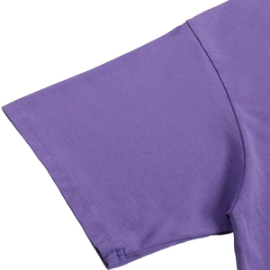 ผู้ผลิตเสื้อผ้าสั่งทำคุณภาพสูง เสื้อยืดทรงบ็อกซี่สีพื้น 260SM ไซส์ใหญ่ เสื้อยืดวินเทจ - Product Image 4