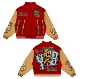 Chaqueta de Béisbol Varsity para Hombre, Hecha a Mano, de Alta Calidad, Colores Personalizados, con Parches Bordados, Logotipo Frontal, Transpirable, para Invierno - Product Image 5
