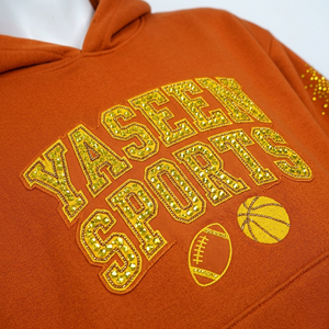 Conjunto Deportivo Premium 2 en 1 con Capucha y Pedrería para Hombre y Mujer - Diseño Lujoso y Brillante para Invierno - Product Image 4