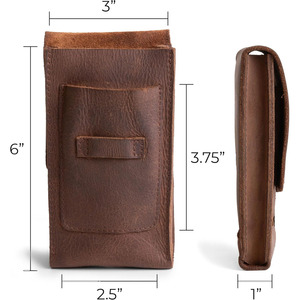 Estuche de puros de cuero de lujo hecho a mano con cortador integrado, diseñado para la elegancia y la funcionalidad práctica a un precio razonable. - Product Image 5