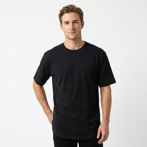 Maglietta Termica in Maglia per <span class=keywords><strong>Uomo</strong></span> Personalizzata, Cotone Premium Testurizzato, <span class=keywords><strong>Abbigliamento</strong></span> Casual alla Moda, Produttore - Product Image 1