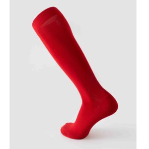 2026 Knee High Soccer <b>Socks</b> Solid <b>Blue</b> Breathable Eco-Friendly Knitted Spandex Polyester Adult Sports <b>Socks</b> Winter Regular Style - Product Image 3