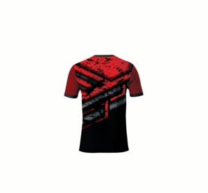 Camiseta Deportiva Sublimada Personalizada para Hombre, 100% Poliéster, Manga Corta, Diseño Geométrico, Corte Regular, Tela de 180g - Product Image 2