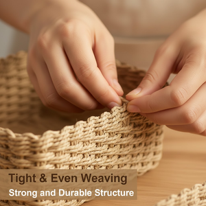 Paniers de rangement rectangulaires en rotin naturel, tissés à la main, écologiques, pour la maison, la cuisine, la salle de bain, l'hôtel, la buanderie, vente en gros - Product Image 6