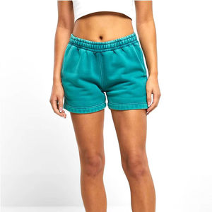 Shorts de Mujer a la Moda, Estilo Urbano, Lavados, Vintage, con Lavado Ácido, de Algodón Grueso, Gran Venta, Moda de Verano, Shorts de Mujer con Logotipo Personalizado - Product Image 5