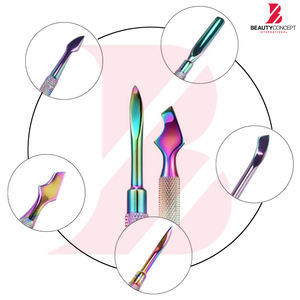 Nuevo Kit de Herramientas Multifuncionales para Manicura y Pedicura, Empujador de Cutículas de Acero Inoxidable de Doble Punta para el Cuidado de las Uñas - Product Image 2
