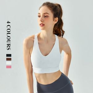 Y-line <b>Straps</b> Breathable Simple Solid Yoga Sports <b>Bra</b> - Product Image 4