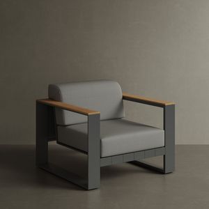Silla Moderna de Madera Maciza de Alta Calidad y Confortable para Exteriores, Juego de Comedor Duradero para Interiores/Exteriores, para Sala de Estar, Hoteles, Villas - Product Image 1