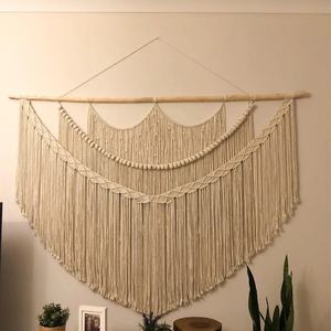 Colgante de pared de macramé tejido bohemio, mural de macramé, regalo de inauguración de la casa, cabecero, adecuado para hoteles, restaurantes o espacios para eventos - Product Image 1