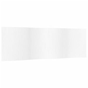 Paravent en bambou blanc de 236,2 pouces de largeur et 65,0 pouces de hauteur - Product Image 2