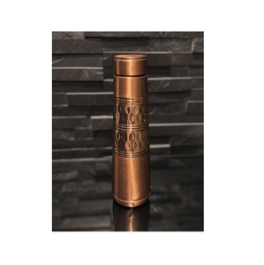 ขวดน้ำทองแดงแท้ 100% ขวดน้ำทองแดงบริสุทธิ์ ขวดน้ำทองแดงแบบด้าน ขัดลายหรือขัดเงา - Product Image 5