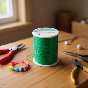 Filo di rame per gioielleria 1,5 mm x 50 m Verde Abete - Product Image 2