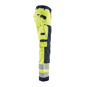 Hi Vis ANSI Class 3 Waterproof Reflective Safety Pants Custom Logo Multi Pocket Construction Utility <b>Cargo</b> Work <b>Trousers</b> <b>Red</b> - Product Image 2