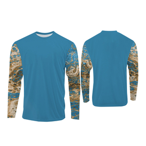 Camiseta de Pesca de Manga Larga con Protección UV UPF 50+ y Logotipo Frontal, Personalizada al por Mayor, de Secado Rápido, para Deportes al Aire Libre - Product Image 6