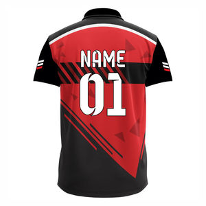 Nouveauté : Maillots de cricket pour hommes, personnalisables par transfert thermique, 100 % polyester, antibactériens, respirants et écologiques - Product Image 3