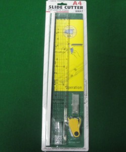 DK-382 Rotary Trimmer |A4 <b>Slide</b> Cutter With Cutting Mat Manual Paper Trimmer 0.1mm Accuracy <b>Plastic</b> Blade For Precision Crafting - Product Image 2