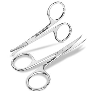 Eyebrow Scissors Small <b>Precision</b> Grooming Scissors for Men & Women Stainless Steel Facial Hair Trimming <b>Tool</b> for Safe - Product Image 5