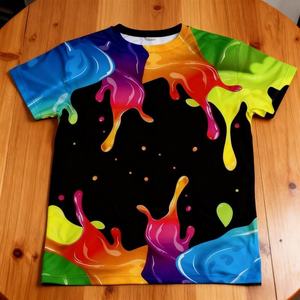 Camisetas para Hombre, Sublimación 3D, Camiseta con Estampado Gráfico de Anime y Dibujos Animados, Ropa Casual de Poliéster Transpirable, Tops de Manga Corta para Verano - Product Image 4