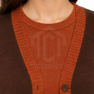 Ensembles coordonnés pour femmes de haute qualité, un ensemble uni, décontracté, élégant, confortable, 100% coton/laine, respirant, hiver, fabrication en usine - Product Image 5