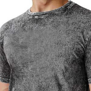 Acid Wash <b>Vintage</b> Oversized T-Shirt for Men Custom Plus Size Streetwear <b>Graphic</b> <b>Tees</b> 100% Cotton Silk Screen Printing Front - Product Image 6