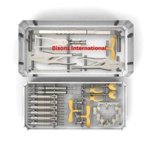 BISONS Towerfix Spine Surgery Instrument Kit Pedicle <b>Screw</b> Rod System Orthopedic Surgical Instruments <b>Set</b> for Spinal Fusion - Product Image 1