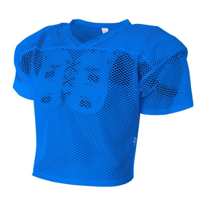 Camiseta de Fútbol Americano con Cuello en V para Hombre, Manga Corta, Transpirable, de Poliéster, Uniforme Deportivo, Color Sólido, para Todas las Temporadas, Corte Regular - Product Image 4