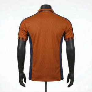 เสื้อยืดผู้ชายสีพื้น ผ้าถัก แขนสั้น คอตั้ง มีกระเป๋า ปรับแต่งได้ ระบายอากาศดี คุณภาพสูง ผ้า 180 กรัม ไม่หดตัว - Product Image 3