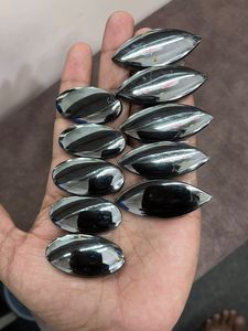 Hematite naturelle, formes variées, taille coussin, pierre polie pour la fabrication de bijoux - Product Image 2