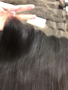 Cabello crudo vietnamita Encaje suizo Frontal y cierre Remy virgen paquete crudo Precio al por mayor - Product Image 6