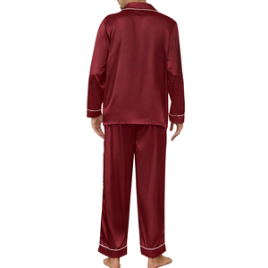 Conjuntos de Pijamas Térmicos Casuales de Lujo para Hombre, de Alta Calidad, Transpirables, de Spandex/Algodón, con Pantalones y Camiseta de Manga Larga - Product Image 3